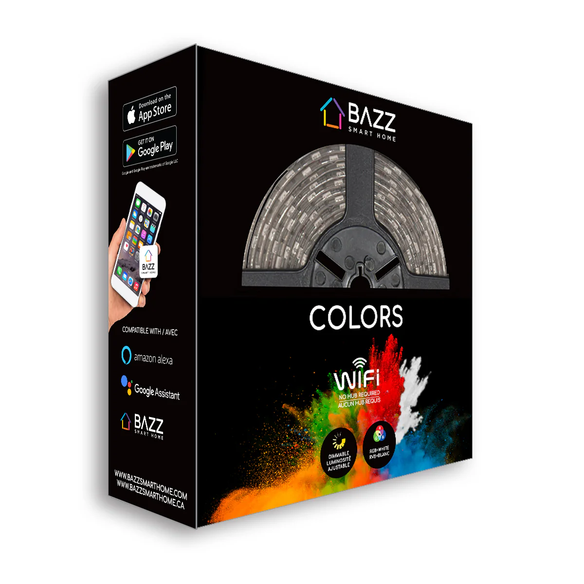10 ft. Smart WiFi RGB LED Light Strip - Image 5