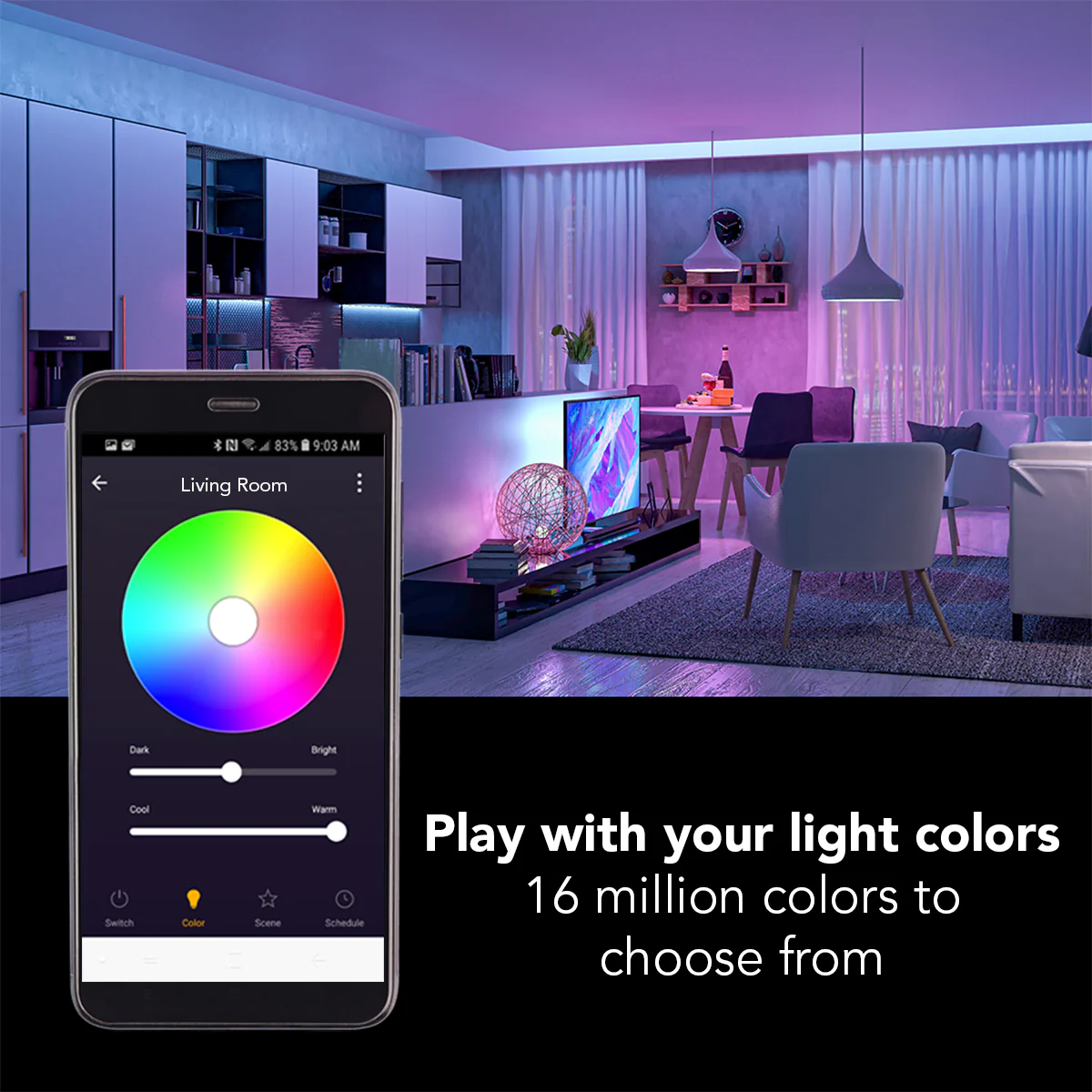 6" Smart WiFi RGB+White LED Conversion Kit - Image 9
