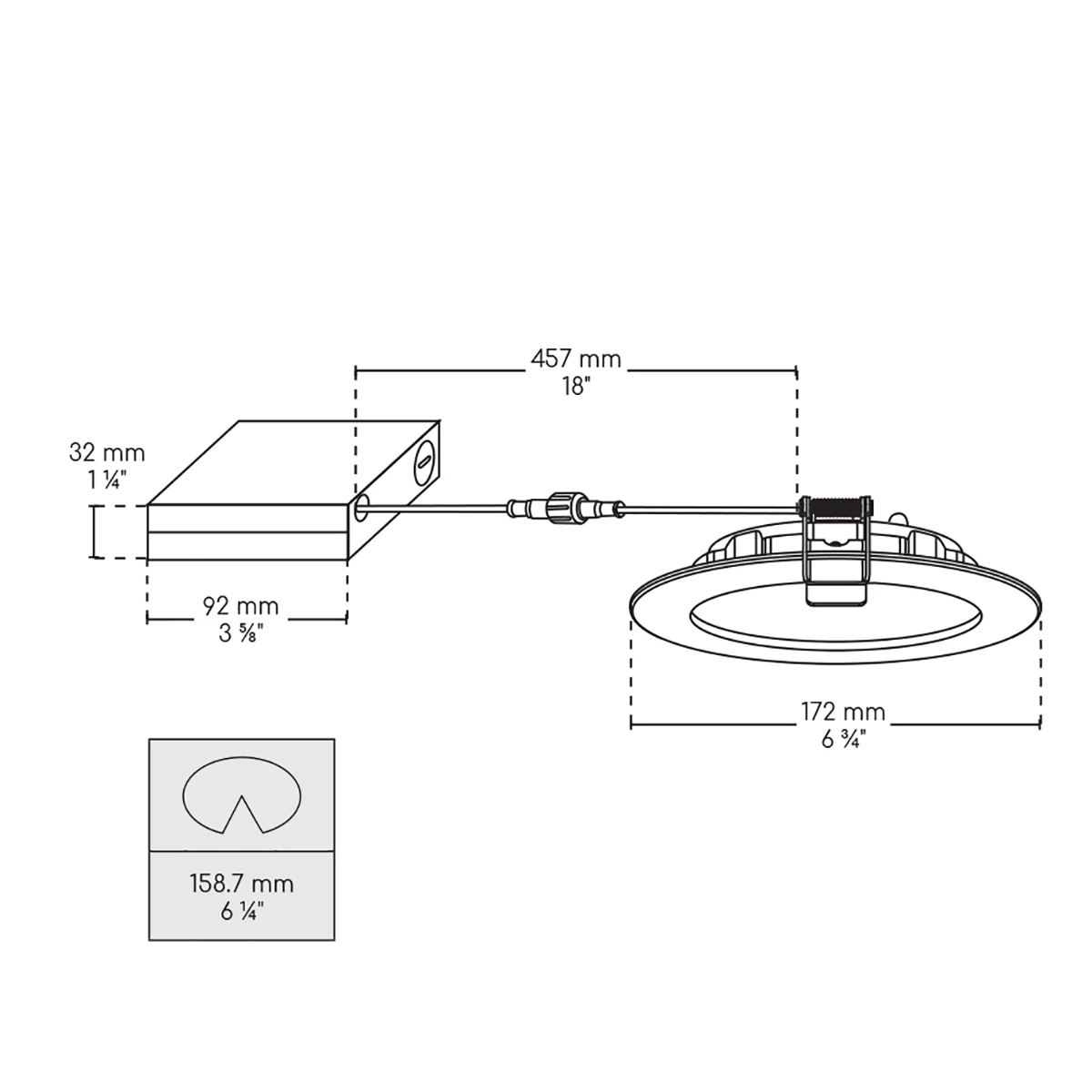 6" Smart WiFi Color + White LED Recessed Light Fixture (4-Pack) - Image 8
